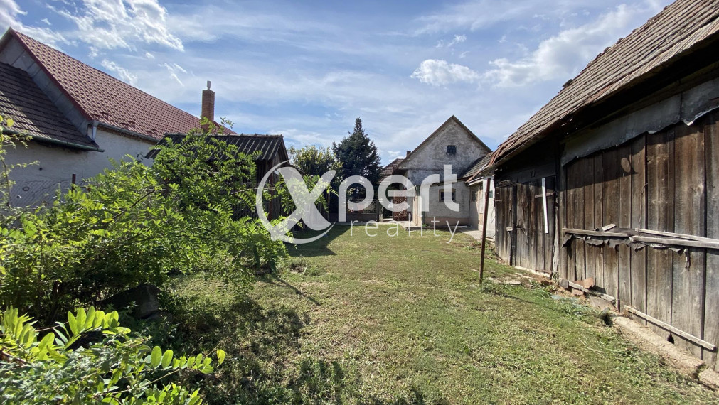 Na predaj stavebný pozemok 3057 m2 so starším RD  v obci Topoľníky/99 999,-€