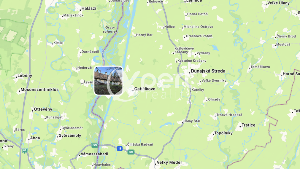 Ešte nemáte pozemok? Komfortný stavebný pozemok, tichá lokalita, Gabčíkovo - čast Dedinské Ostrovy