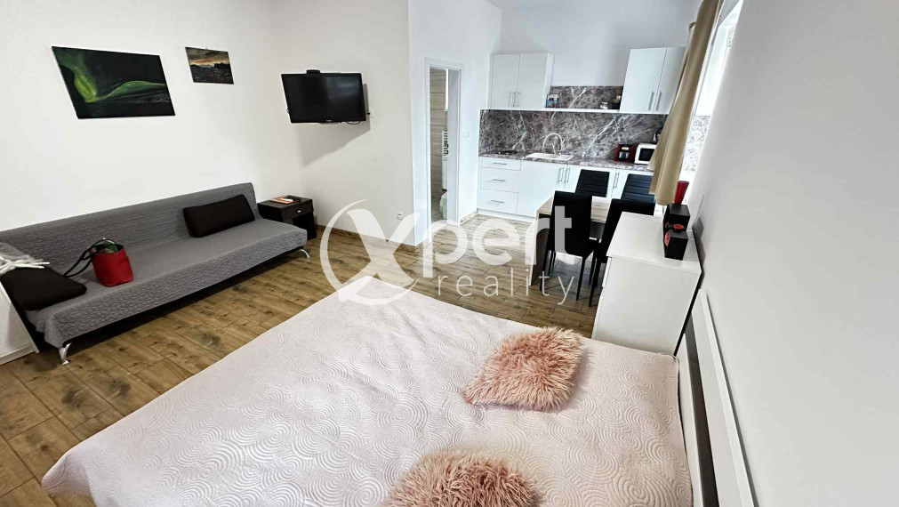 PRENÁJOM - PEKNÁ KOMPLETNE ZARIADENÁ GARSÓNKA V DUNAJSKEJ STREDE VEDĽA TERMÁLNEHO KÚPALISKA S KLIMATIZÁCIOU, S INTERNETOM AJ S PARKOVACÍM MIESTOM OD 1-ÉHO SEPTEMBRA